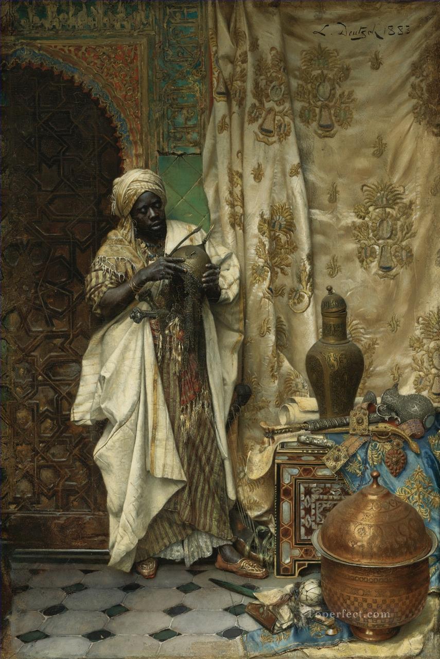 The Inspection Ludwig Deutsch Orientalism Oil Paintings